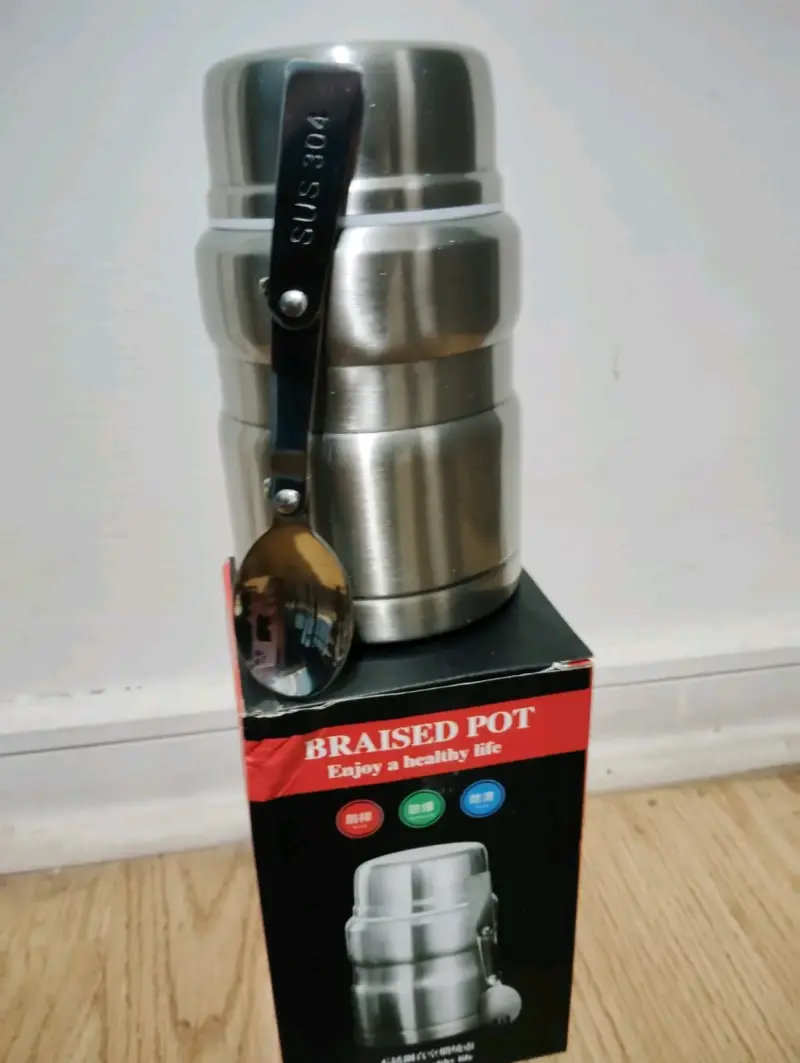 Termo de comida con cuchara plegable - 3