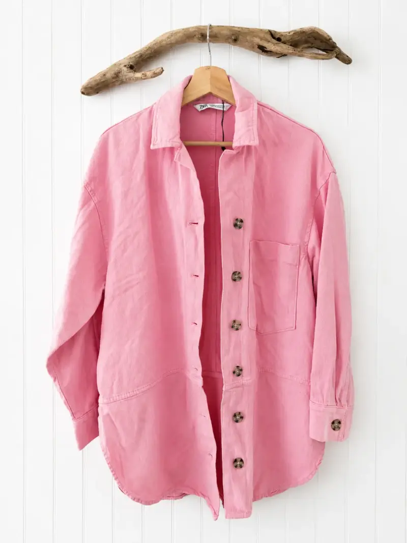 Camisa Oversized Zara de Algodón - 1
