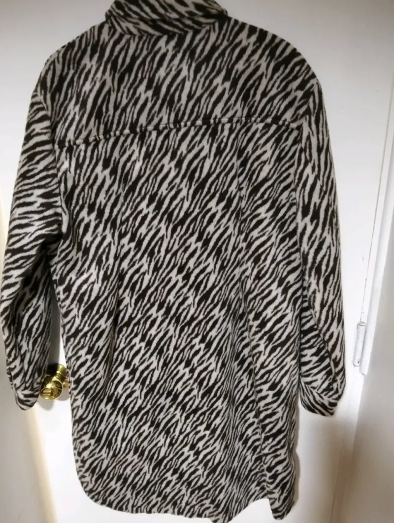 Chaqueta de lana con estampado animal print - 2