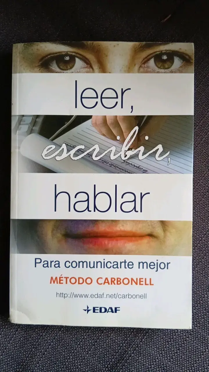 Libro 'Leer, Escribir, Hablar' Método Carbonell - 1
