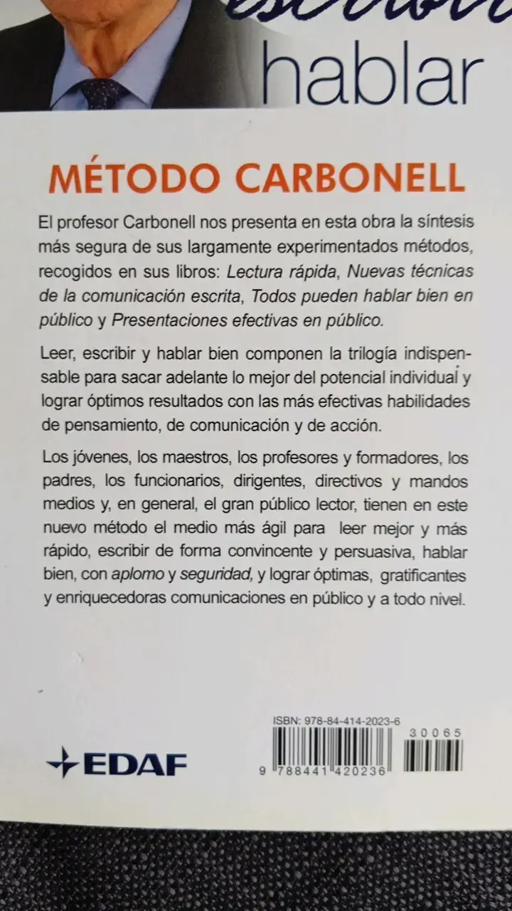 Libro 'Leer, Escribir, Hablar' Método Carbonell - 2