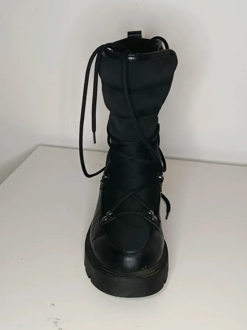 Botas negras de invierno con plataforma - 2