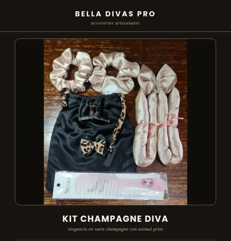 Kit de Cuidado Diva en Satín - 2