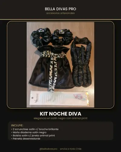 Kit de Cuidado Diva en Satín - miniatura 3