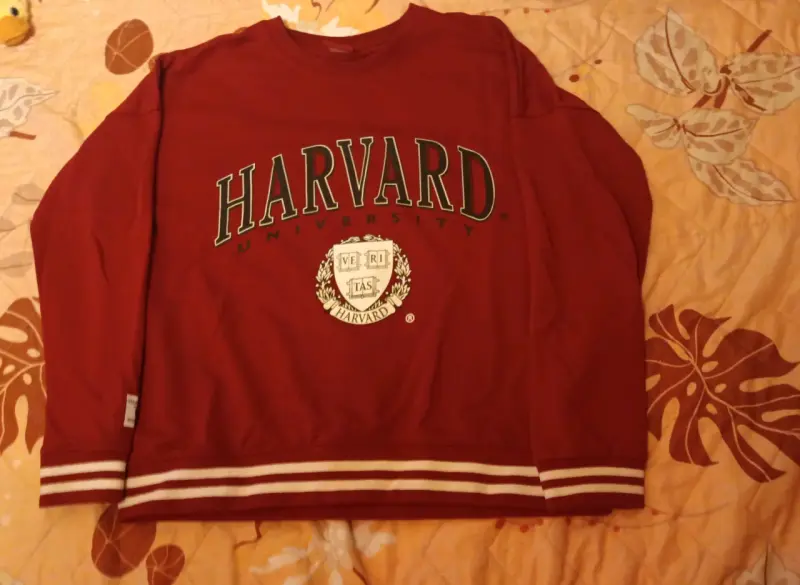 Polerón rojo Harvard University unisex