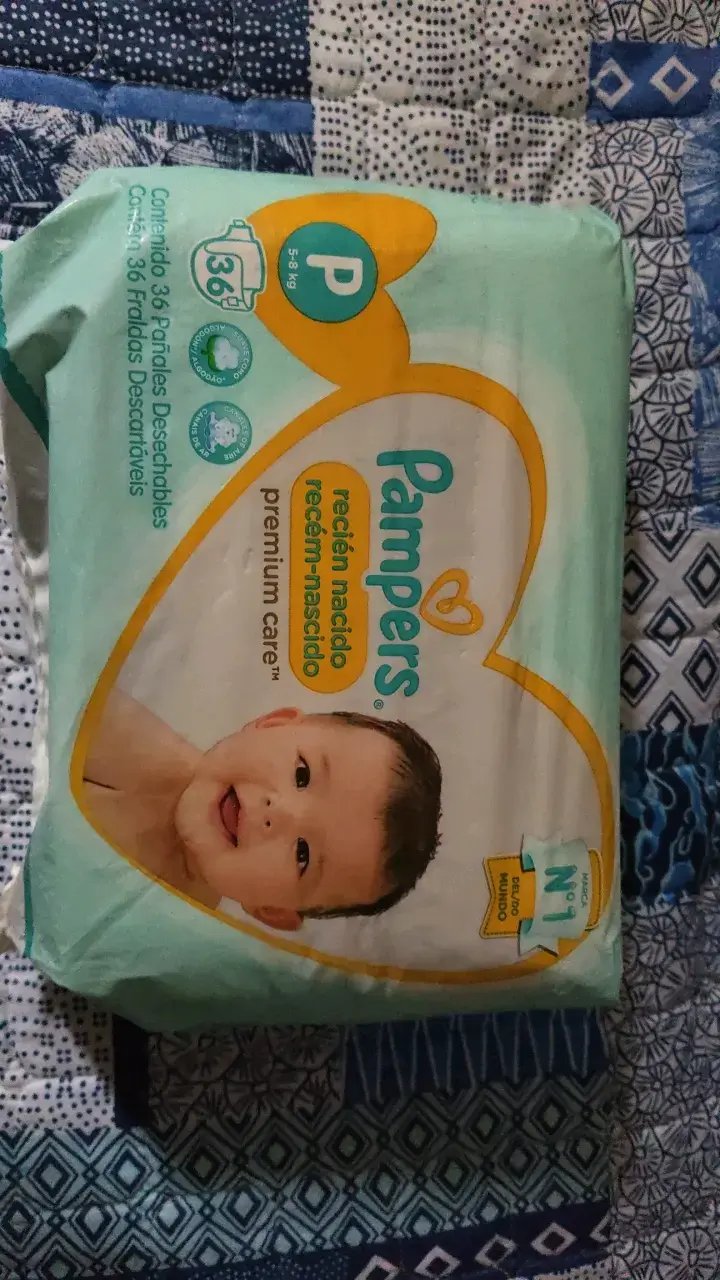 Pañales Pampers Premium Care Talla P 36 Unidades - 1