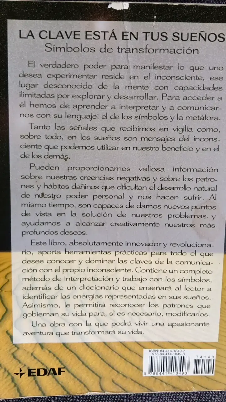 Libro 'La Clave Está en Tus Sueños' de Beatriz F. del Castillo - 2