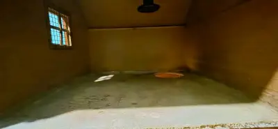 Casa de madera para mascotas con jaula con retiro - miniatura 3
