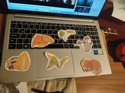 Set de Stickers Botánicos Ilustrados - miniatura 1