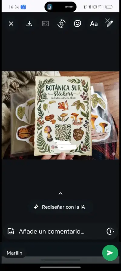 Set de Stickers Botánicos Ilustrados - miniatura 2