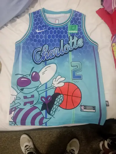 Camiseta NBA Charlotte Hornets Ball - miniatura 1