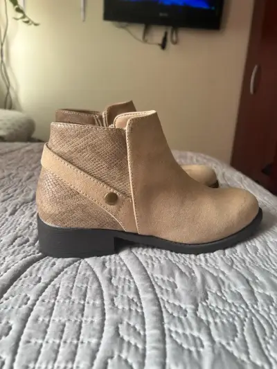 Botines beige - miniatura 1