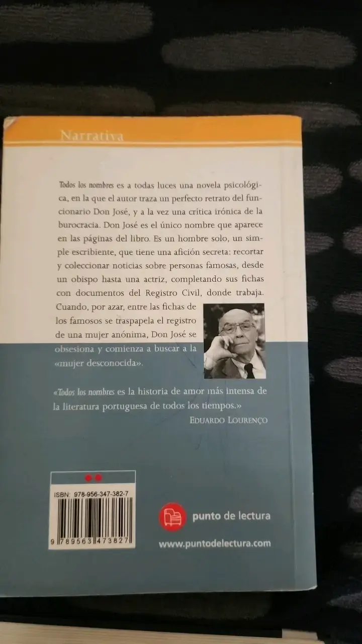Libro 'Todos los nombres' de José Saramago - 2