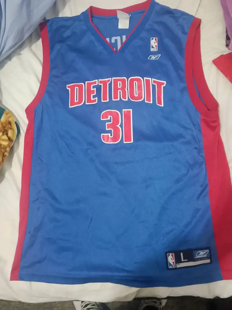 Camiseta NBA Detroit Pistons Milicic Talla L - 1