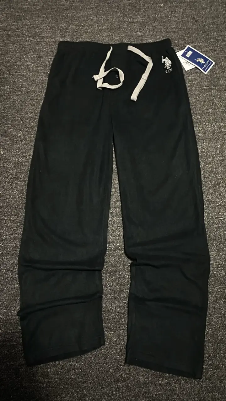 Pantalones de pijama negros US Polo Assn para homb - 2