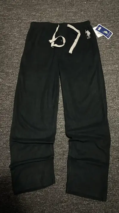 Pantalones de pijama negros US Polo Assn para homb - miniatura 2