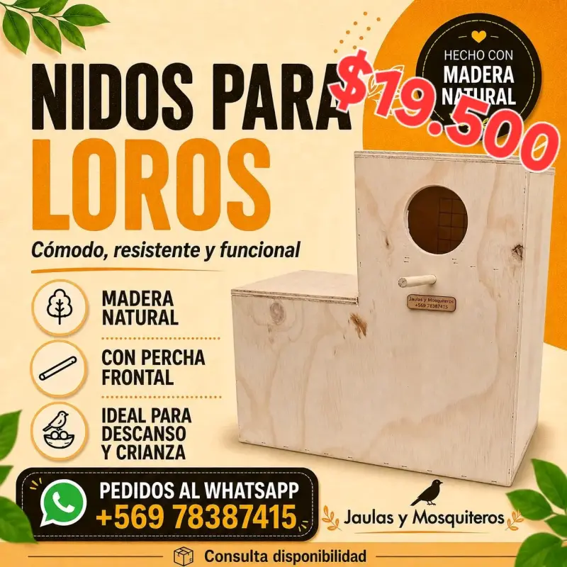 Nido de Maderapara Todo Tipo de Aves - 6