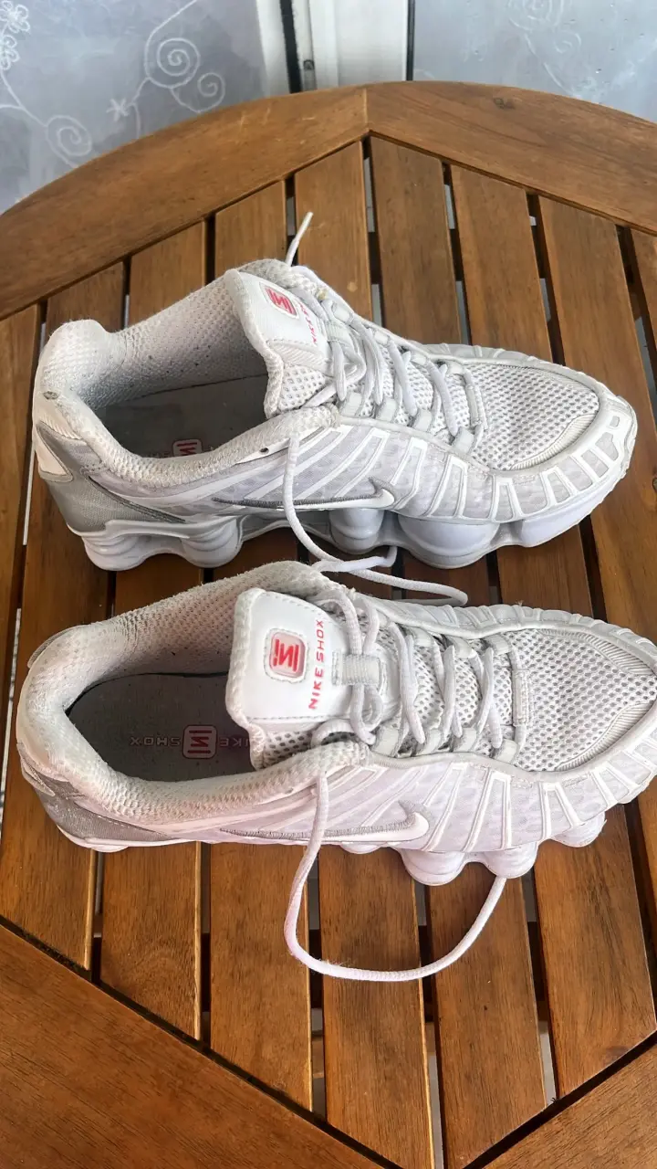 Zapatillas Nike Shox blancas Originales - 2