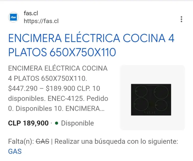Encimera eléctrica 4 platos - 6