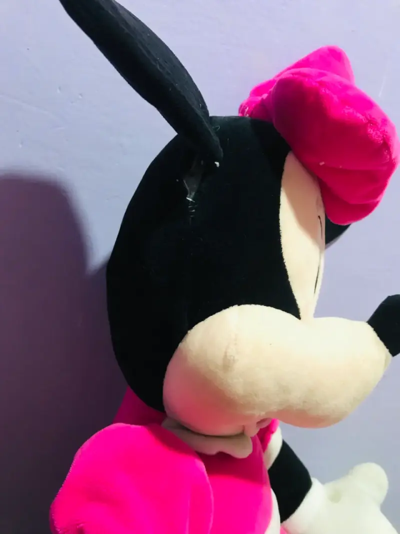 Peluche Minnie Mouse grande rosa  75cm aproximado - 2