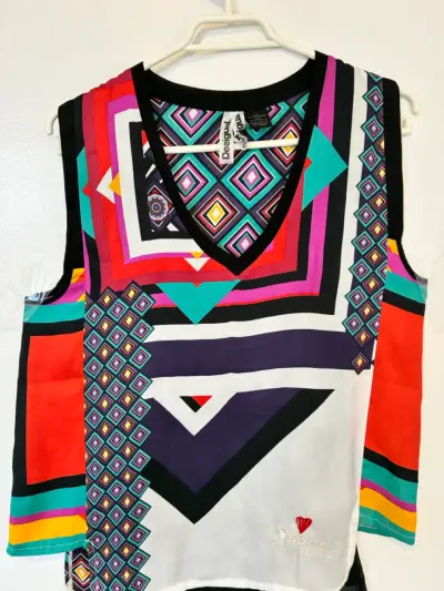 Blusa Desigual estampada multicolor - miniatura 1