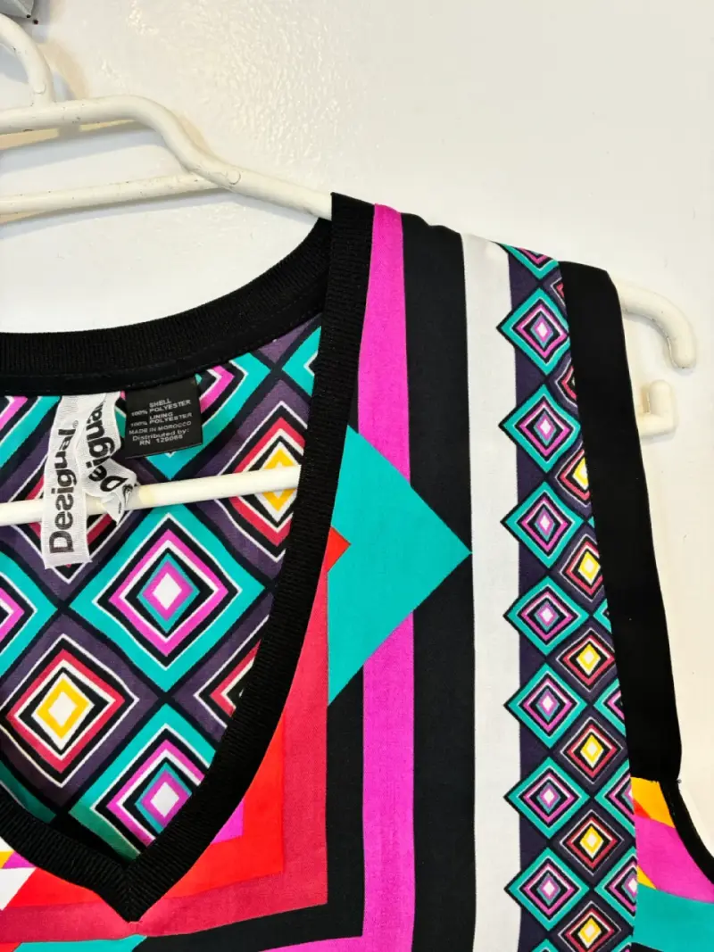 Blusa Desigual estampada multicolor - 3