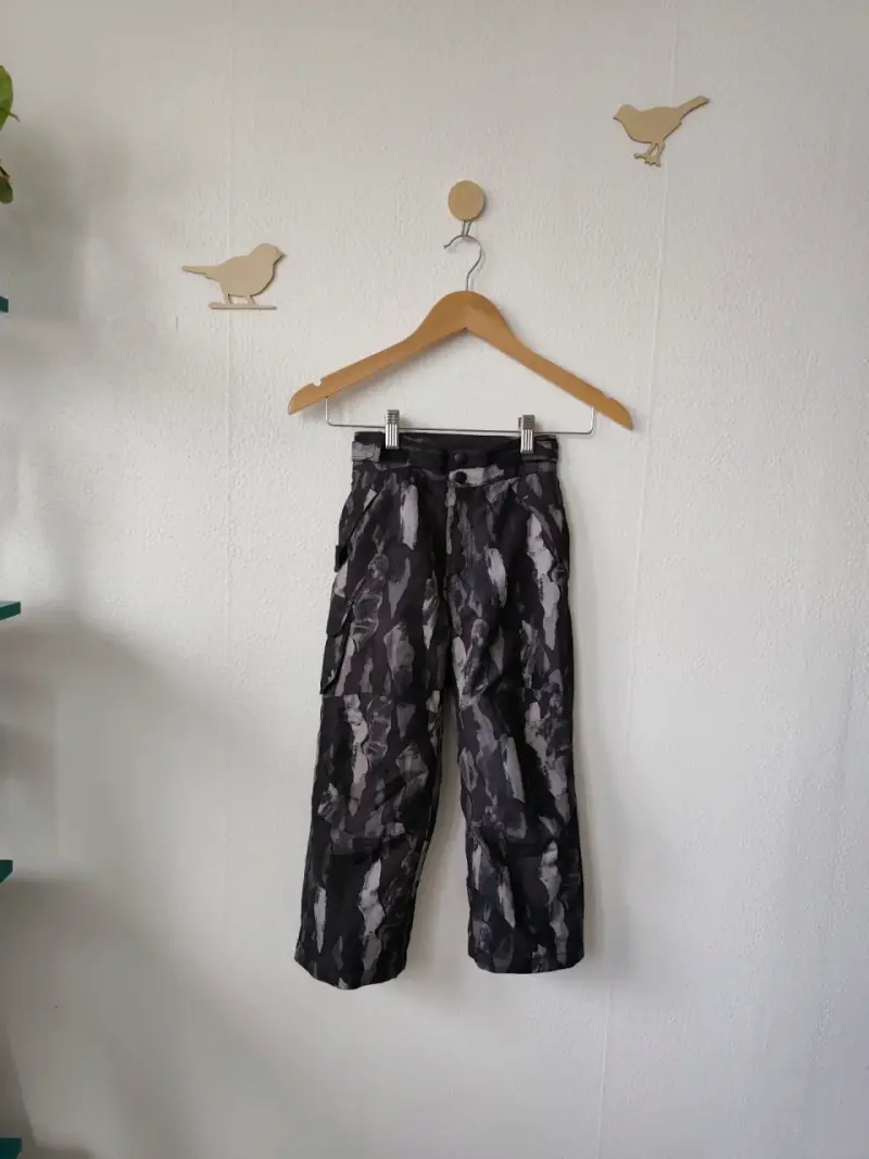 Pantalón de Nieve Térmico Cargo Camuflado - 1