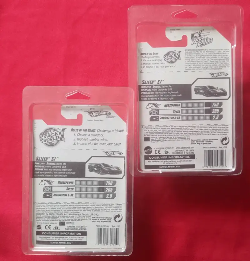 Set de autos Hot Wheels Saleen S7 en blister - 2