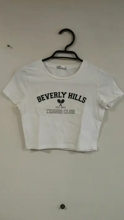 Polera Blanca Beverly Hills Tennis Club - miniatura 1