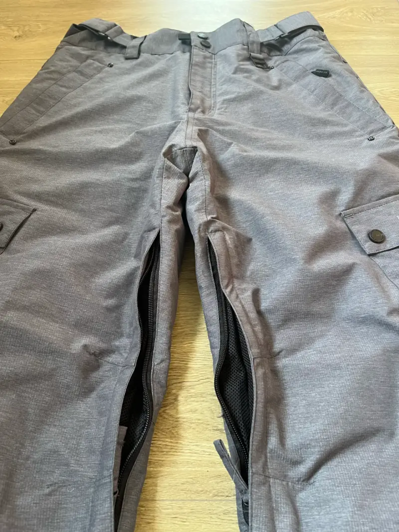 Pantalones de nieve Maui & Sons gris para hombre - 4