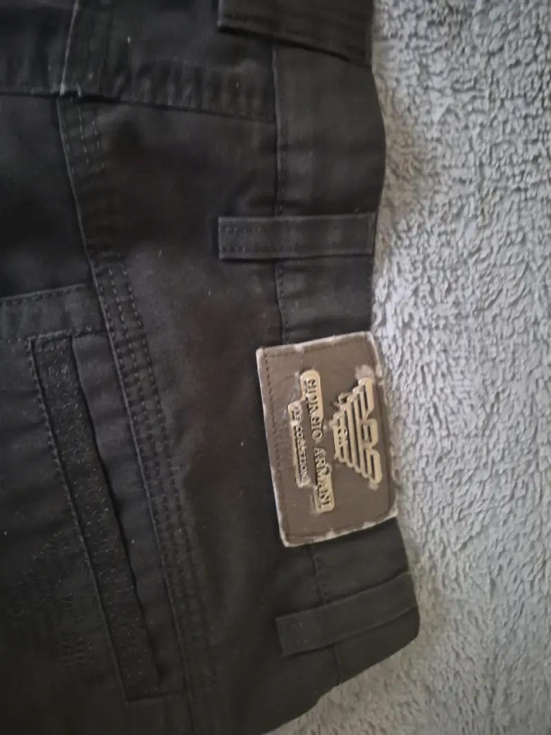Pantalones armani negros - 3
