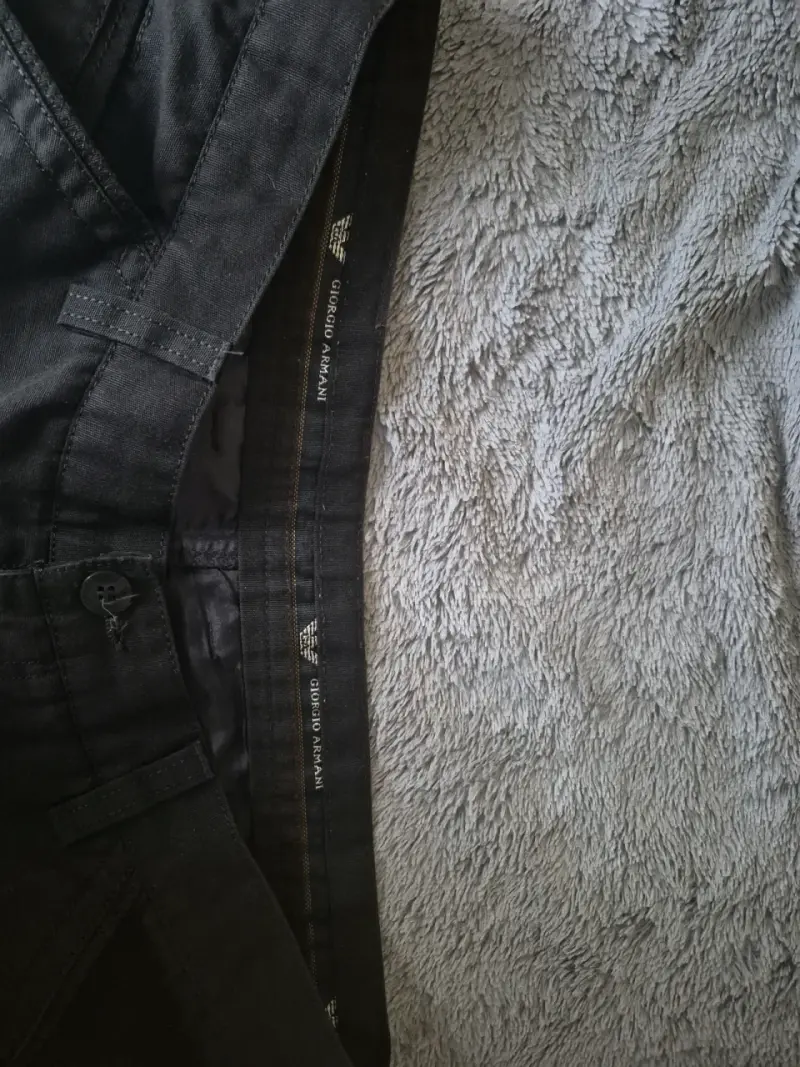 Pantalones armani negros - 4