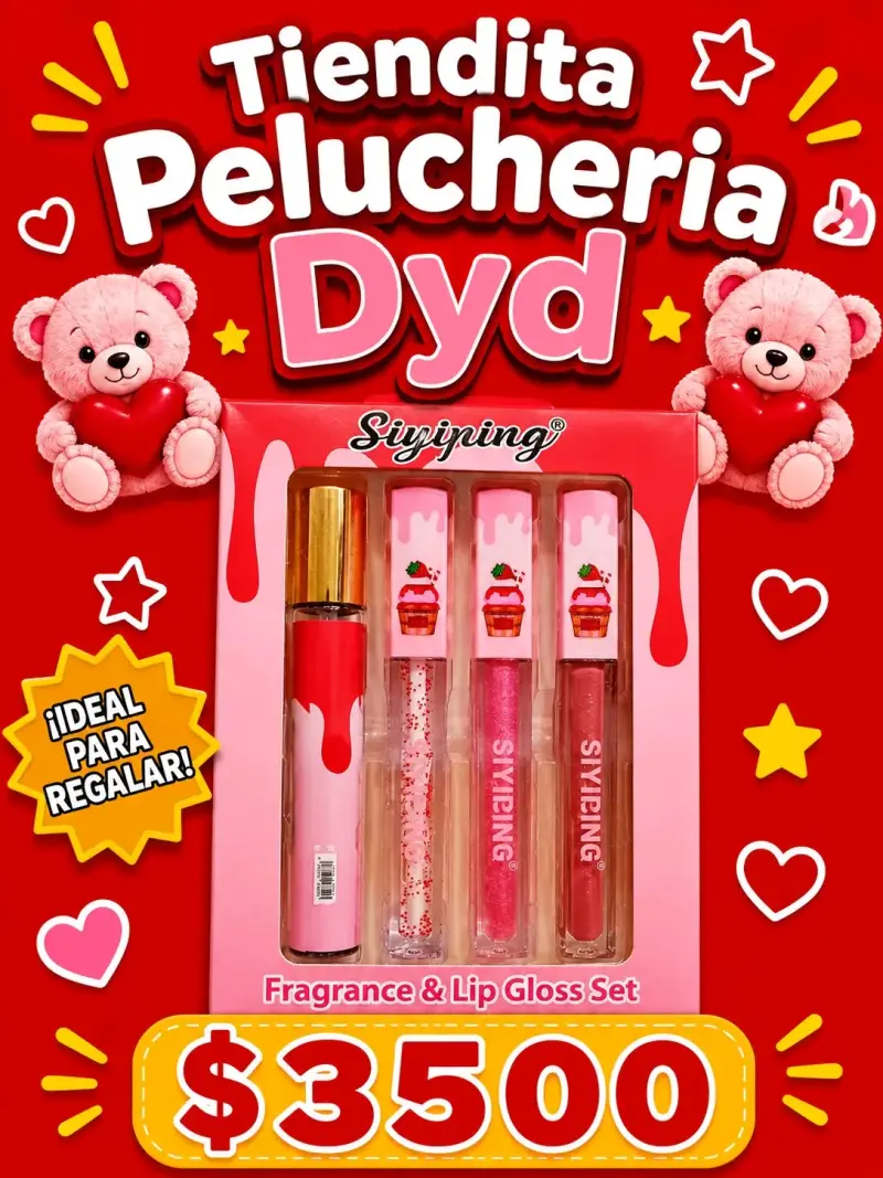 Set de Fragancia y Brillo Labial Siyiping - 3
