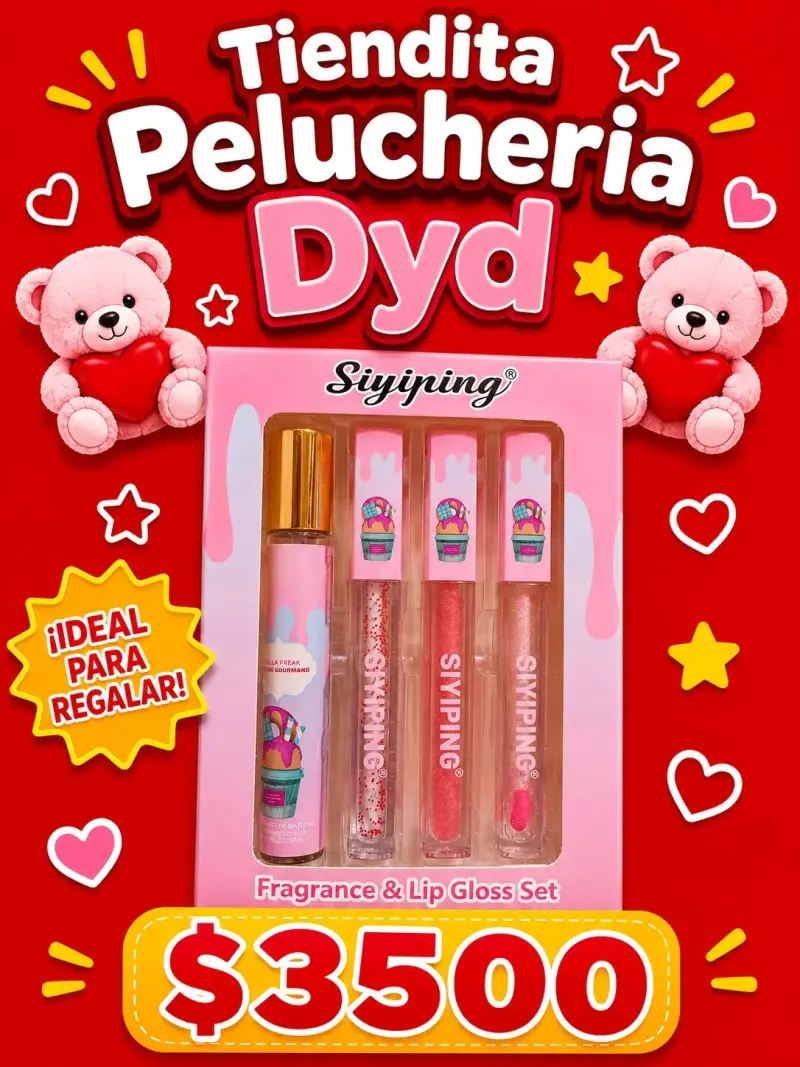 Set de Fragancia y Brillo Labial Siyiping - 4