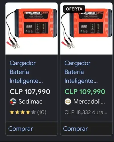 Cargador de Batería Inteligente Black & Decker 2/8/12A - miniatura 3