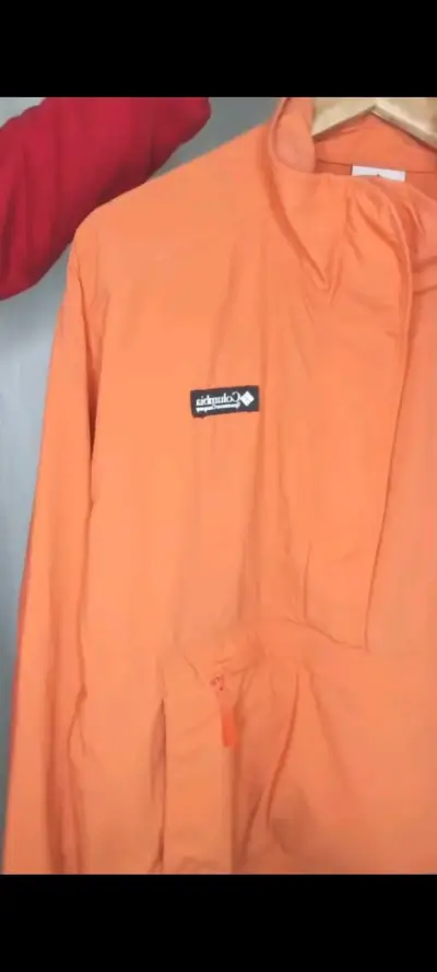 Chaqueta Anorak Naranja Columbia Impermeable - miniatura 2