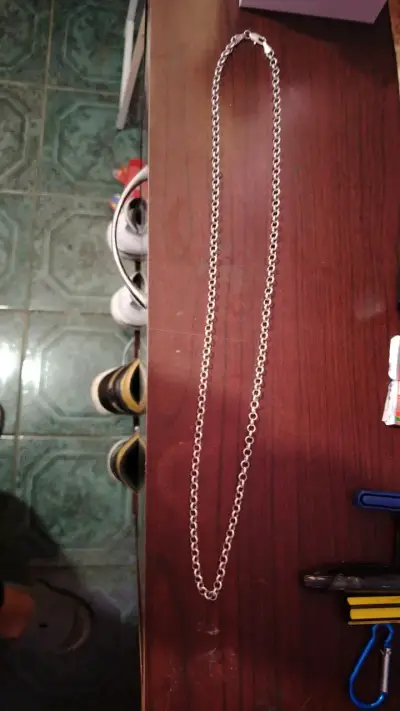 Cadena de plata elegante para hombre - miniatura 1