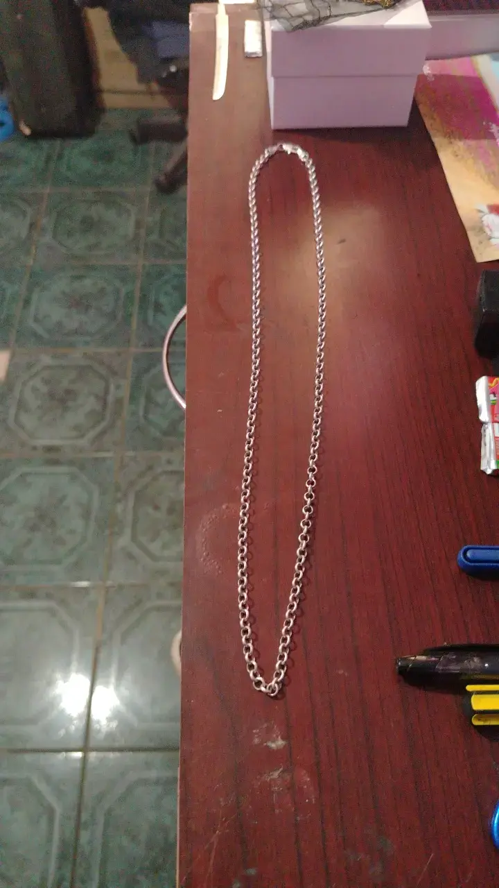 Cadena de plata elegante para hombre - 2