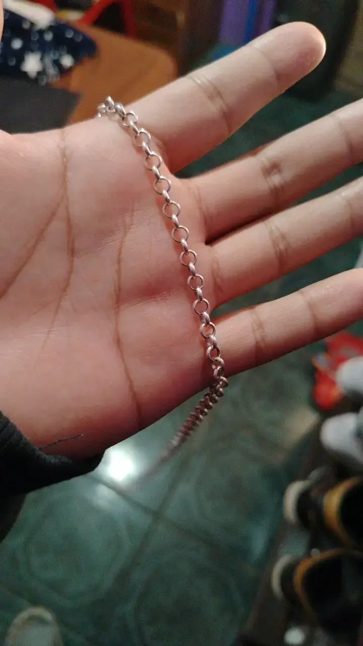 Cadena de plata elegante para hombre - 3
