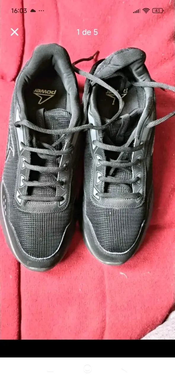Zapatillas deportivas negras Power Alter KSC 2412 - 1