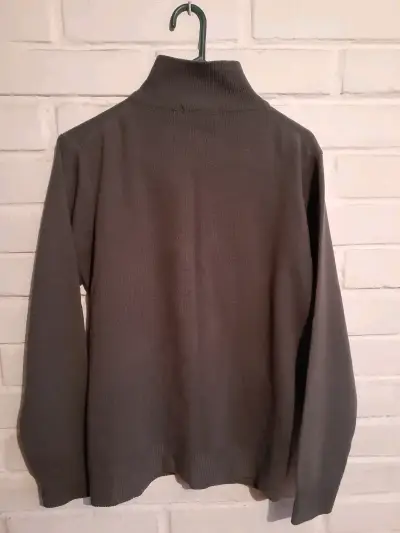 Chaleco de lana con cierre Lacoste gris S - miniatura 3