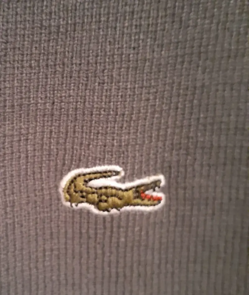 Chaleco de lana con cierre Lacoste gris S - 4