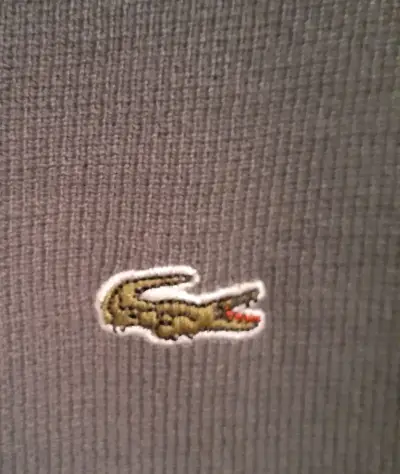 Chaleco de lana con cierre Lacoste gris S - miniatura 4