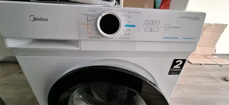 Lavadora Secadora Midea 11kg Inverter Quattro - 1