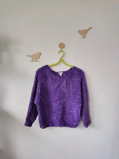 Suéter Morado de Lana juvenil - miniatura 1