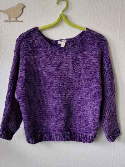 Suéter Morado de Lana juvenil - miniatura 2