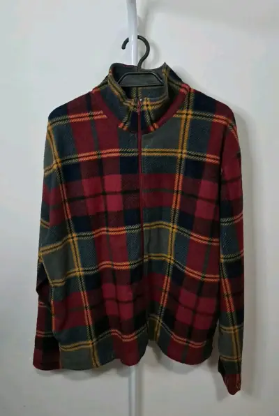 Chaqueta a cuadros multicolor - miniatura 1