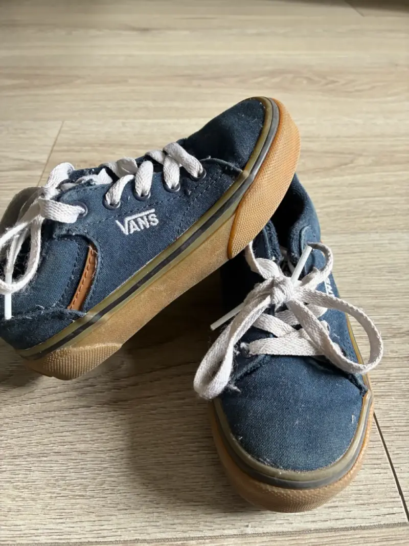 Zapatillas Vans de lona azul para niños - 1