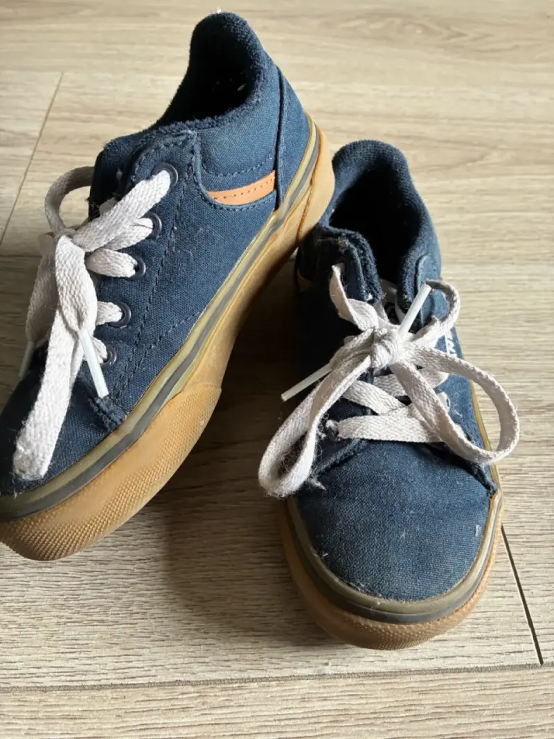 Zapatillas Vans de lona azul para niños - 2