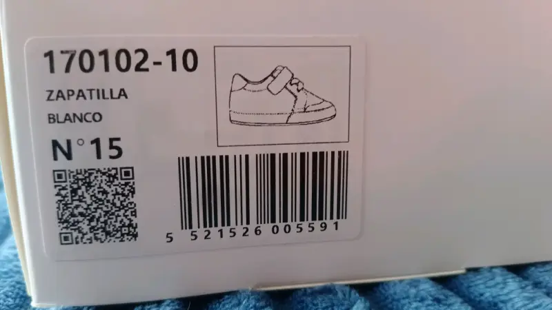Zapatillas de bebé blancas con velcro opaline - 5